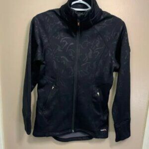 Kerrits Equestrian Wear AOP Horse Pattern Full Zip Softshell Riding Jacket XS